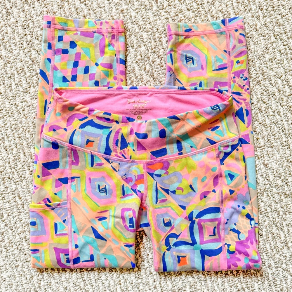 Lilly Pulitzer Mid-Rise Cropped Luxletic Leggings